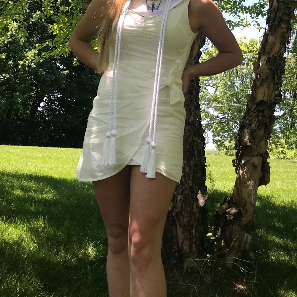 Altar’d State white mini dress